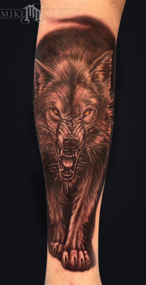 Tattoos - Wolf Tattoo  - 75983